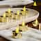 12 Packs: 24 ct. (288 total) Gold Flameless LED Tealight Candles by Ashland®